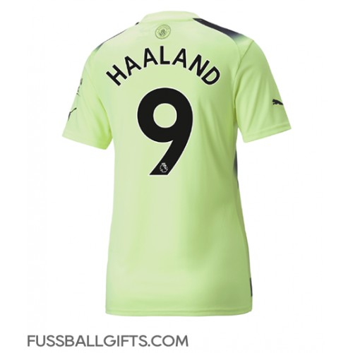 Manchester City Erling Haaland #9 Fußballbekleidung 3rd trikot Damen 2022-23 Kurzarm